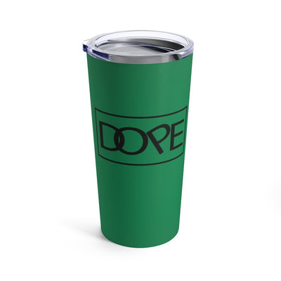 "Dope" Tumbler 20oz-Green - Melanated  Legend