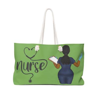 Nurse Weekender Bag-Green - Melanated  Legend