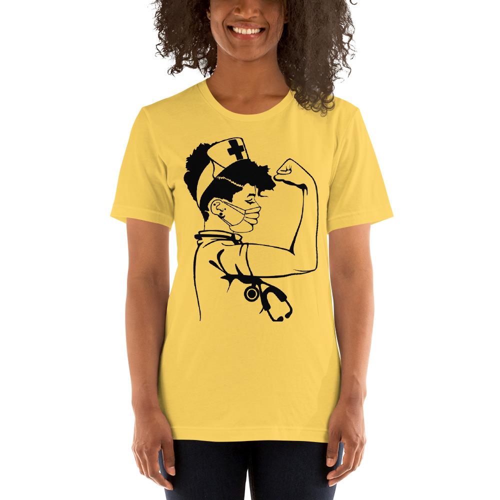 Nurse Flex Short Sleeve T Shirt Melanated Legend